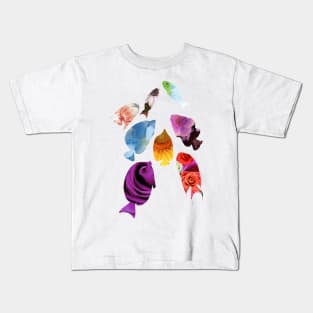 Flower Fish Kids T-Shirt